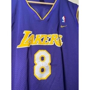 Vintage Nike Kobe Bryant Lakers #8‎ Jersey 3XL Purple Yellow NBA Basketball